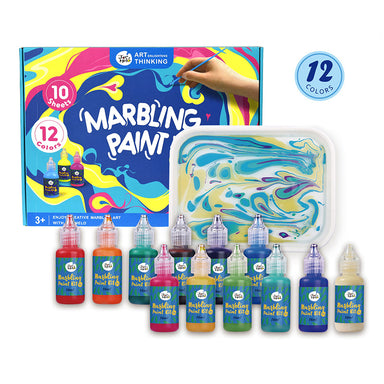 Jar Melo 6 Colors Marbling Paint Crafts For Kids Ages3 Water Marble  Painting Kit Craft Kits